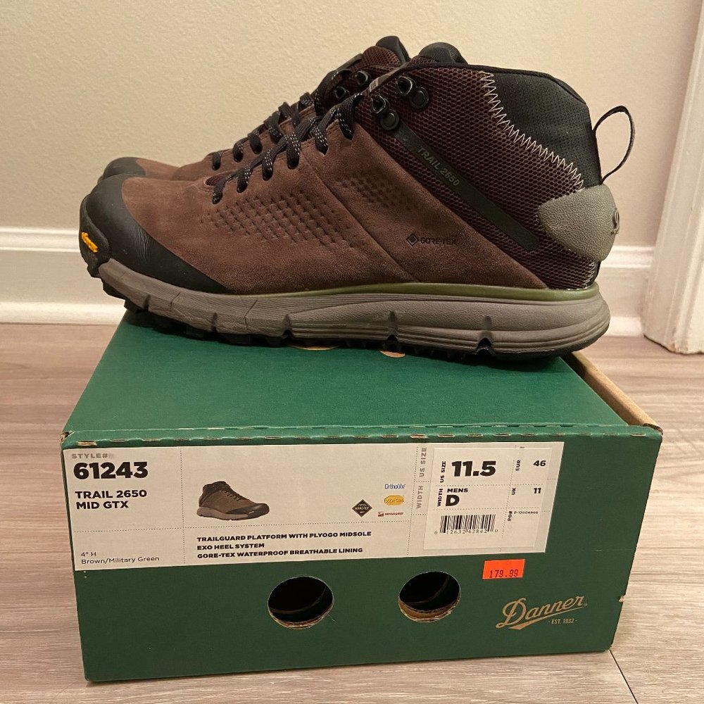 Mens Danner Trail 2650 Mid GTX Hiking Boots